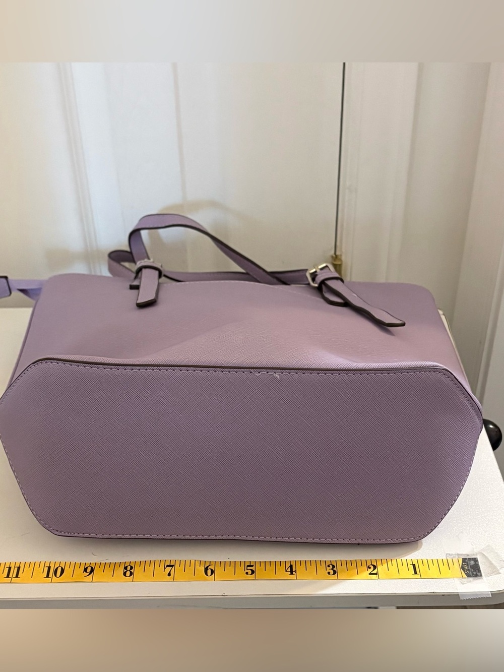 ANNE KLEIN, Lavender Tote Bag - Elegant Women's Shoulder Handbag - Picture 6 of 9